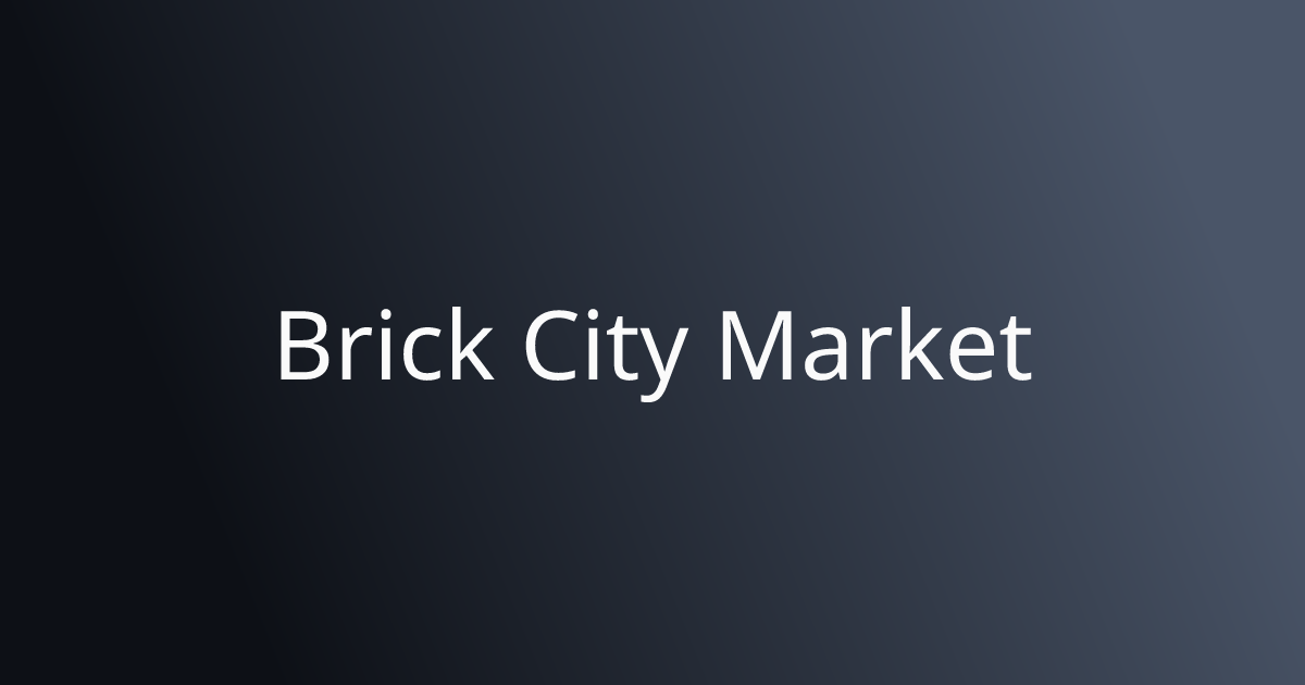 Brick City Market restaurant logo - View nutrition facts, calories, and macros for menu items at 946 Broad St #1, Newark, NJ 07102